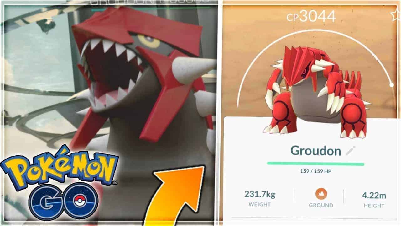 Groudon Pokémon GO