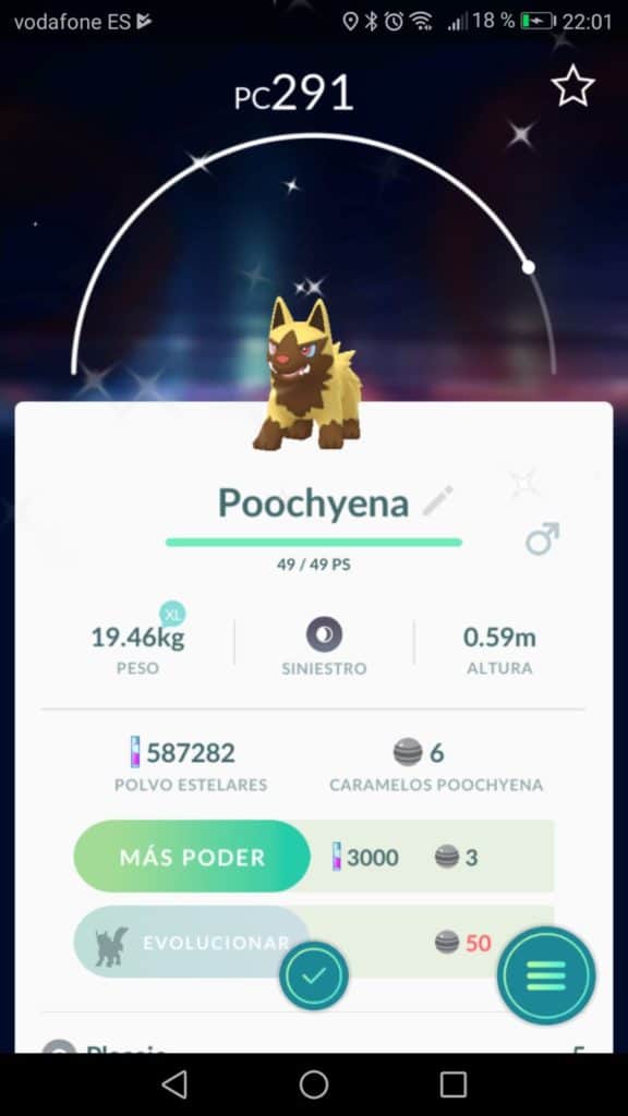 Poochyena Shiny Pokémon GO